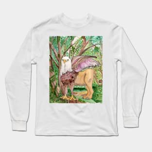 Gryphon In the Forest Long Sleeve T-Shirt